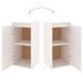 Meubles TV 2 pcs Blanc Bois massif de pin - Photo n°6