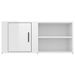 Meubles TV 2 pcs Blanc brillant 80x31,5x36 cm Bois d'ingénierie - Photo n°7