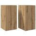 Meubles TV 2 pcs chêne artisanal 30,5x30x60cm bois d'ingénierie - Photo n°2