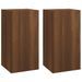 Meubles TV 2 pcs Chêne marron 30,5x30x60 cm Bois d'ingénierie - Photo n°1