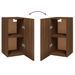 Meubles TV 2 pcs Chêne marron 30,5x30x60 cm Bois d'ingénierie - Photo n°7