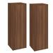 Meubles TV 2 pcs Chêne marron 30,5x30x90 cm Bois d'ingénierie - Photo n°2