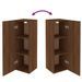 Meubles TV 2 pcs Chêne marron 30,5x30x90 cm Bois d'ingénierie - Photo n°7