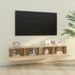 Meubles TV 2 pcs Chêne Sonoma 100x30x30 cm Bois d'ingénierie - Photo n°3