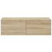 Meubles TV 2 pcs Chêne Sonoma 100x30x30 cm Bois d'ingénierie - Photo n°6