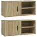 Meubles TV 2 pcs Chêne sonoma 80x31,5x36 cm Bois d'ingénierie - Photo n°1