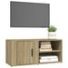 Meubles TV 2 pcs Chêne sonoma 80x31,5x36 cm Bois d'ingénierie - Photo n°5