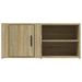 Meubles TV 2 pcs Chêne sonoma 80x31,5x36 cm Bois d'ingénierie - Photo n°7