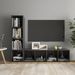 Meubles TV 2 pcs Gris 142,5x35x36,5 cm - Photo n°1
