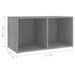 Meubles TV 2 pcs Gris béton 72x35x36,5 cm 2 - Photo n°8