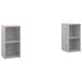 Meubles TV 2 pcs Gris béton 72x35x36,5 cm - Photo n°1