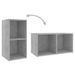 Meubles TV 2 pcs Gris béton 72x35x36,5 cm - Photo n°8