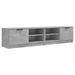 Meubles TV 2 pcs Gris béton 80x35x36,5 cm Bois d'ingénierie - Photo n°2