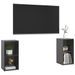 Meubles TV 2 pcs Gris brillant 72x35x36,5 cm 2 - Photo n°3