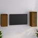 Meubles TV 2 pcs Marron miel Bois massif de pin - Photo n°1