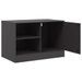 Meubles TV 2 pcs noir 67x39x44 cm acier - Photo n°7