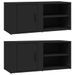 Meubles TV 2 pcs Noir 80x31,5x36 cm Bois d'ingénierie - Photo n°1