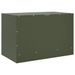 Meubles TV 2 pcs vert olive 67x39x44 cm acier - Photo n°9