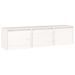 Meubles TV 3 pcs Blanc Bois massif de pin - Photo n°2