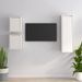 Meubles TV 3 pcs Blanc Bois massif de pin - Photo n°1