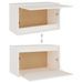 Meubles TV 3 pcs Blanc Bois massif de pin - Photo n°6