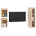 Meubles TV 3 pcs Bois massif de pin - Photo n°3