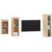 Meubles TV 3 pcs Bois massif de pin 3 - Photo n°4