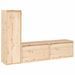 Meubles TV 3 pcs Bois massif de pin - Photo n°2