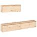 Meubles TV 3 pcs Bois massif de pin - Photo n°2