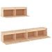 Meubles TV 3 pcs Bois massif de pin - Photo n°4