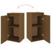 Meubles TV 3 pcs Marron miel Bois massif de pin 3 - Photo n°6