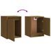 Meubles TV 3 pcs Marron miel Bois massif de pin - Photo n°6