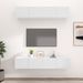 Meubles TV 4 pcs Blanc 80x30x30 cm Bois d'ingénierie - Photo n°1