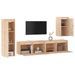 Meubles TV 4 pcs Bois massif de pin 2 - Photo n°4