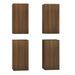 Meubles TV 4 pcs Chêne marron 30,5x30x60 cm Bois d'ingénierie - Photo n°2