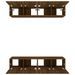 Meubles TV 4 pcs Chêne marron 80x30x30 cm Bois d'ingénierie - Photo n°6