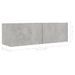 Meubles TV 4 pcs Gris béton 100x30x30 cm Bois d'ingénierie - Photo n°8