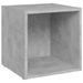 Meubles TV 4 pcs Gris béton 37x35x37 cm - Photo n°5