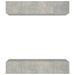 Meubles TV 4 pcs Gris béton 80x30x30 cm Bois d'ingénierie - Photo n°2