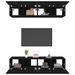 Meubles TV 4 pcs Noir 80x30x30 cm Bois d'ingénierie - Photo n°5