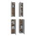 Meubles TV 4 pcs Sonoma gris 30,5x30x110 cm Bois d'ingénierie - Photo n°4