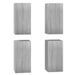 Meubles TV 4 pcs Sonoma gris 30,5x30x60 cm Bois d'ingénierie - Photo n°2