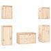 Meubles TV 5 pcs Bois massif de pin - Photo n°2