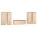 Meubles TV 5 pcs Bois massif de pin - Photo n°2