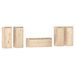 Meubles TV 5 pcs Bois massif de pin - Photo n°2