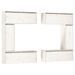 Meubles TV 6 pcs Blanc Bois massif de pin - Photo n°2