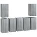 Meubles TV 7 pcs Sonoma gris 30,5x30x60 cm Bois d'ingénierie - Photo n°2