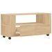 Meubles TV chêne sonoma 102x34,5x43 cm bois d'ingénierie - Photo n°5