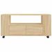 Meubles TV chêne sonoma 102x34,5x43 cm bois d'ingénierie - Photo n°6