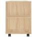 Meubles TV chêne sonoma 102x34,5x43 cm bois d'ingénierie - Photo n°7